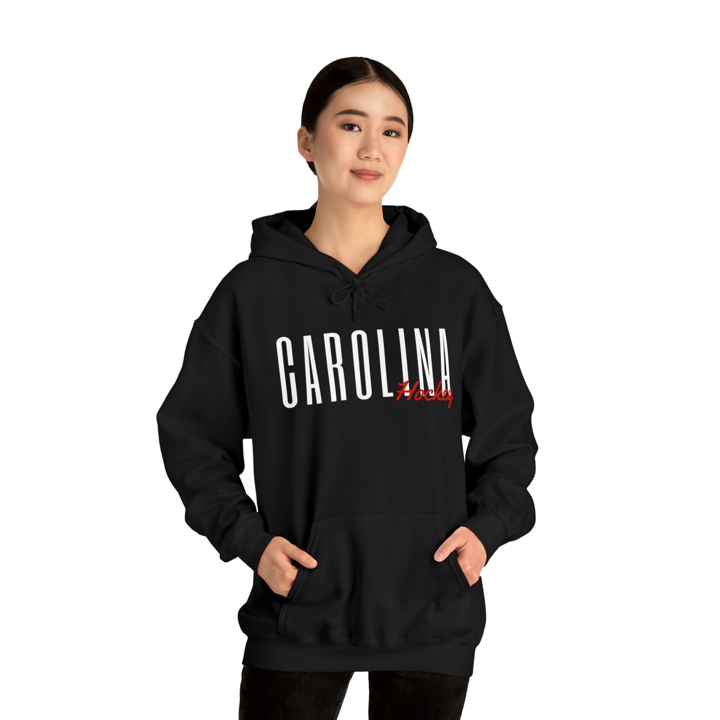 Carolina Hockey Unisex Gildan Hooded Sweatshirt