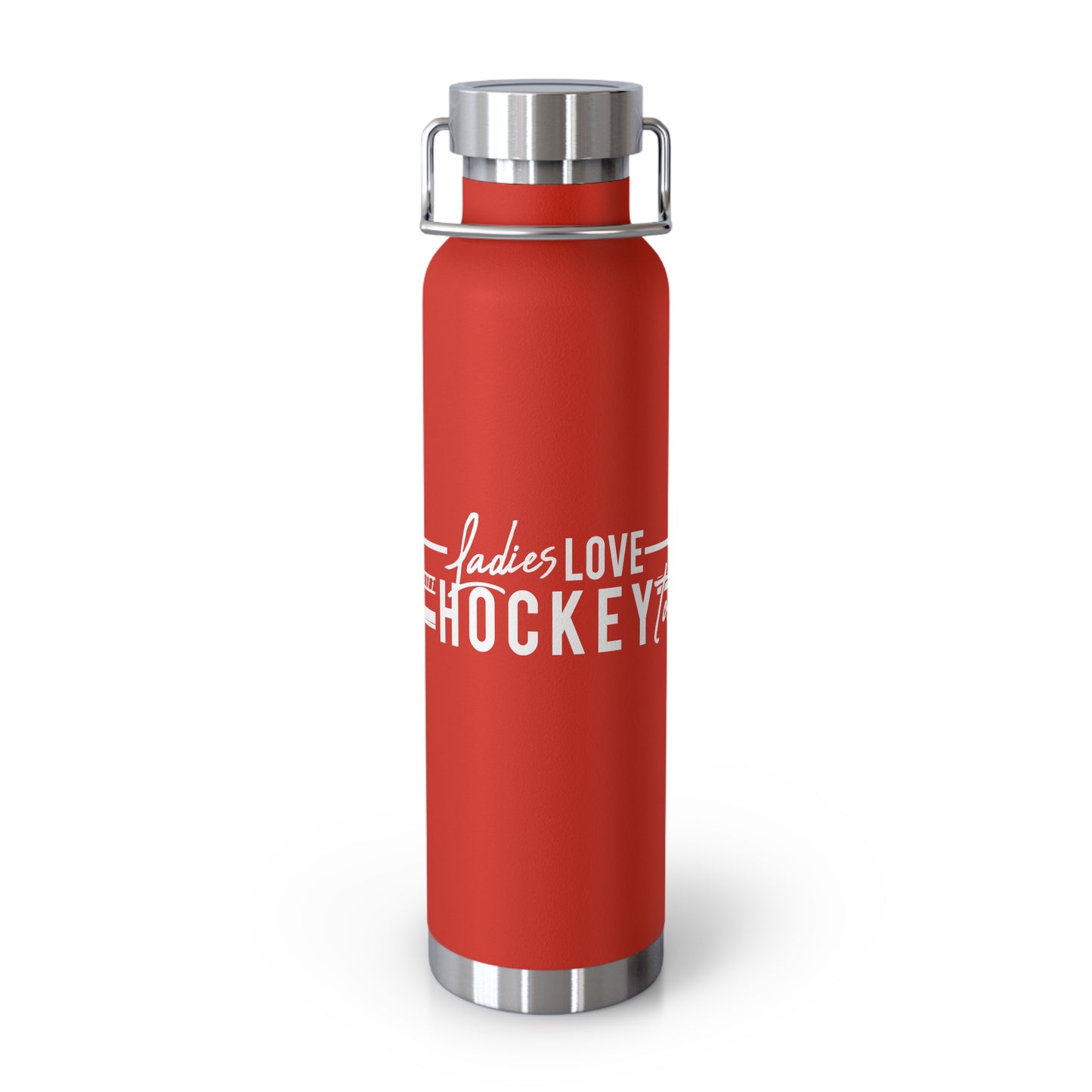 Ladies Love Hockey Too Insulated Bottle, 22oz
