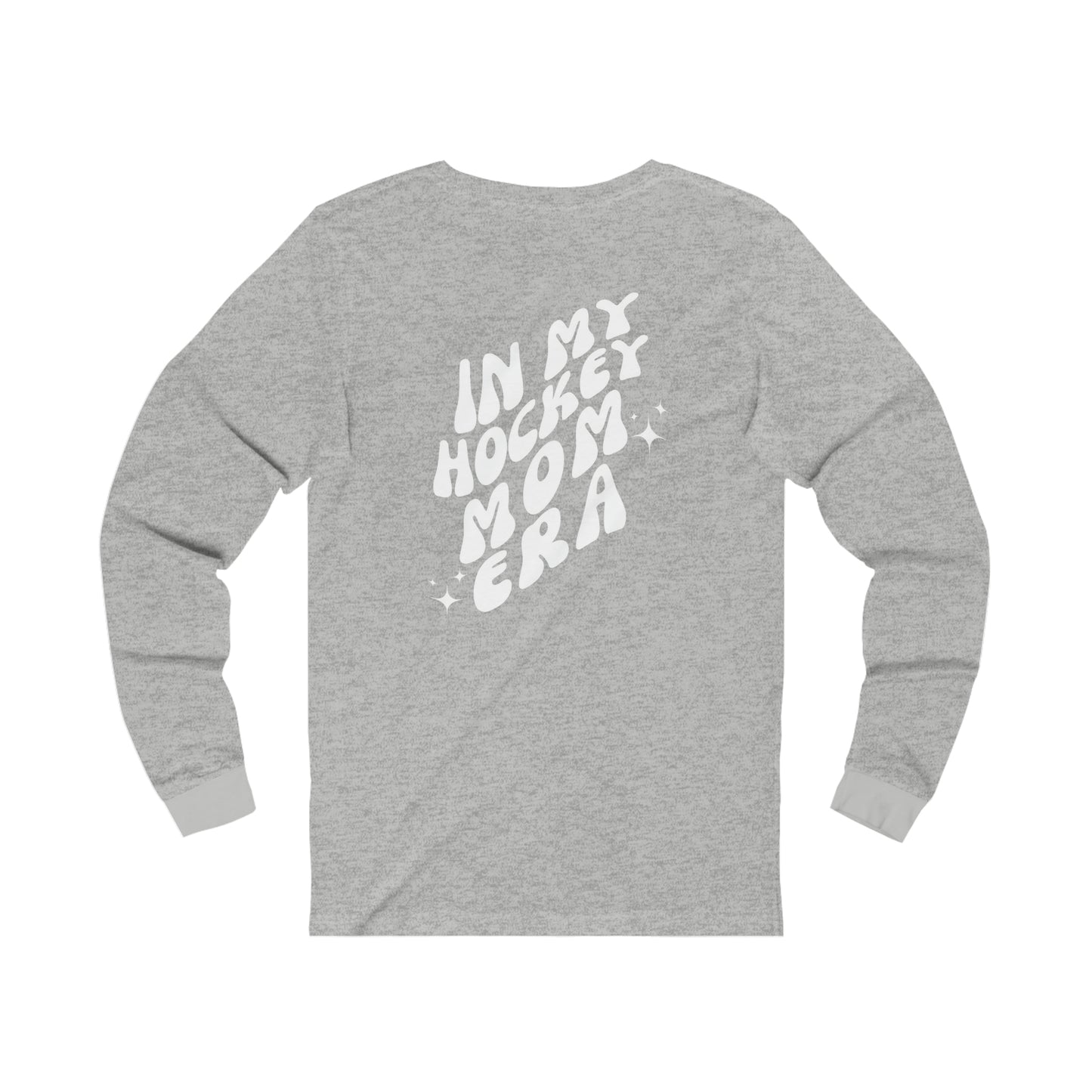 In My Hockey Mom Era Unisex Bella + Canva Long Sleeve Tee
