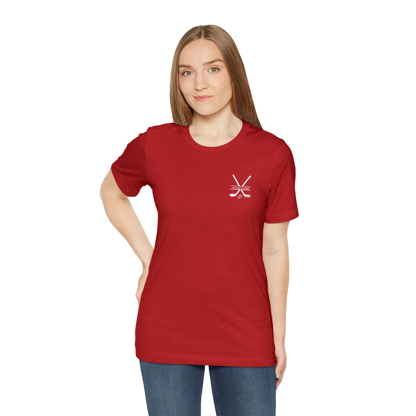 In My Hockey Mom Era Unisex Bella + Canva Tee