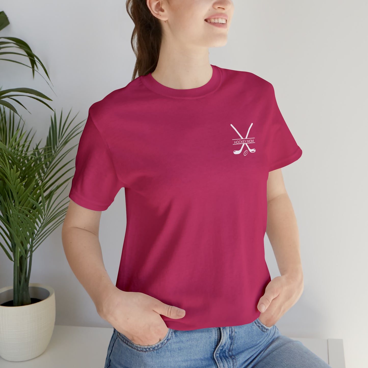 In My Hockey Mom Era Unisex Bella + Canva Tee