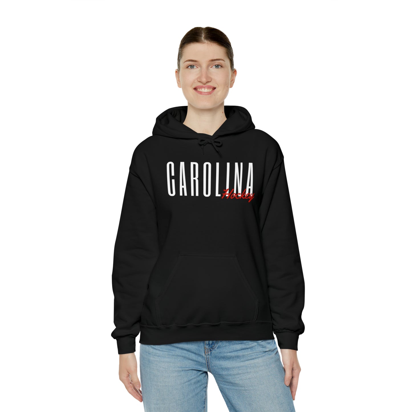 Carolina Hockey Unisex Gildan Hooded Sweatshirt