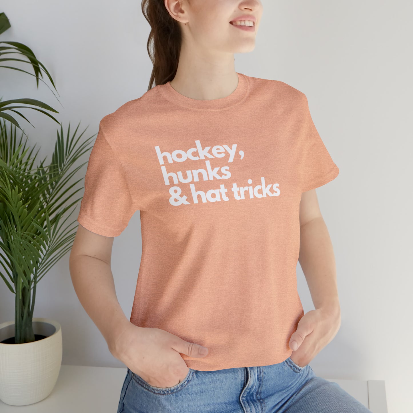 Hockey, Hunks & Hat Tricks Unisex Bella + Canvas T