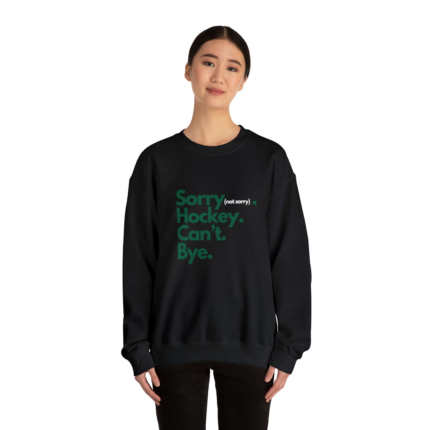 Sorry. Hockey. *Stars* Unisex Gildan Crewneck Sweatshirt