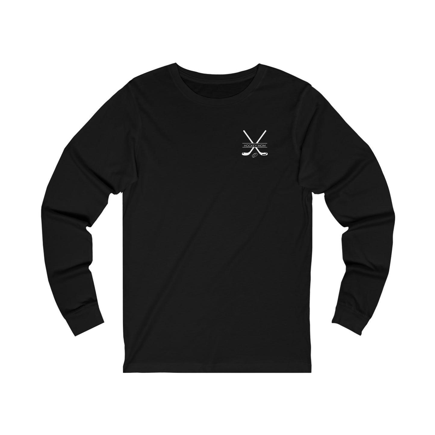 In My Hockey Mom Era Unisex Bella + Canva Long Sleeve Tee