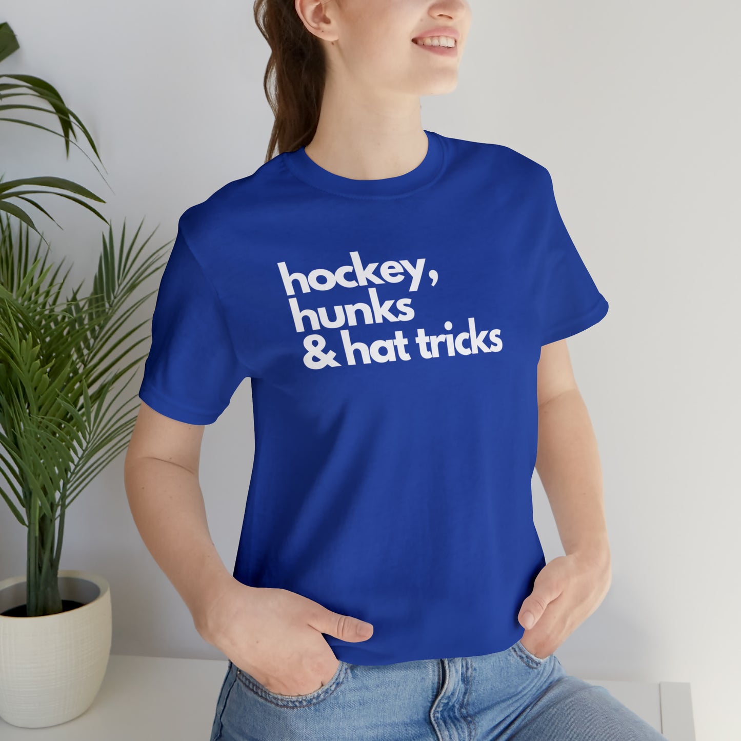 Hockey, Hunks & Hat Tricks Unisex Bella + Canvas T