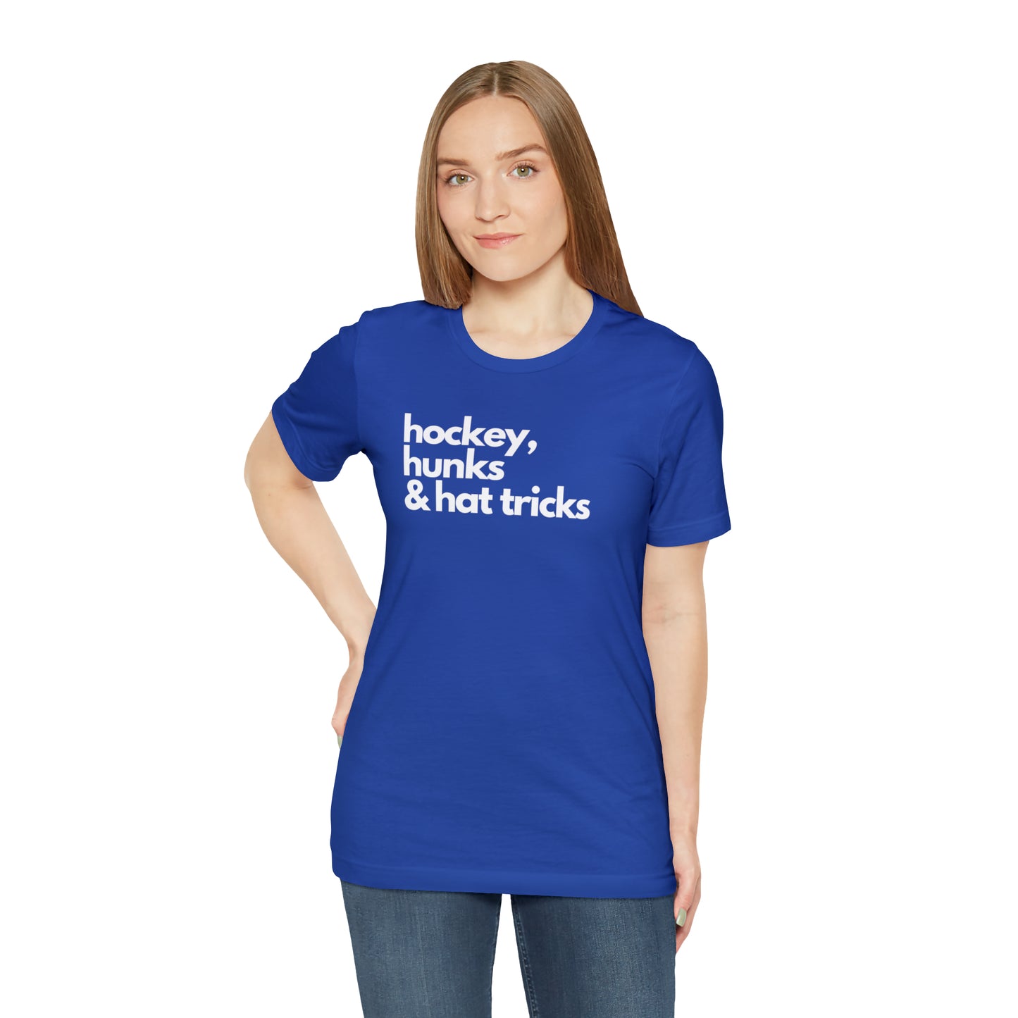 Hockey, Hunks & Hat Tricks Unisex Bella + Canvas T