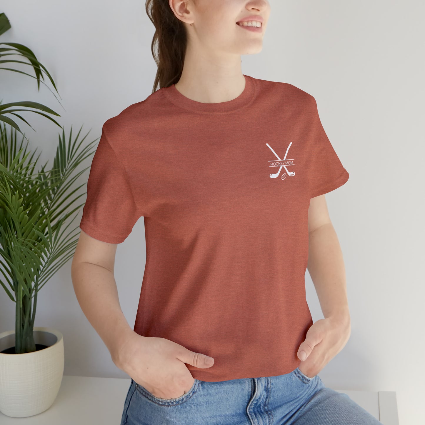 In My Hockey Mom Era Unisex Bella + Canva Tee