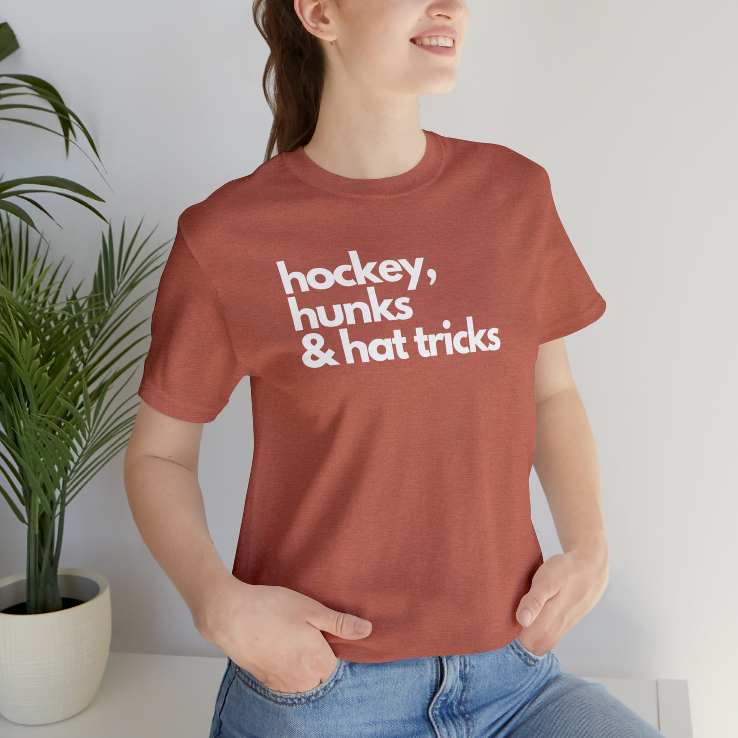 Hockey, Hunks & Hat Tricks Unisex Bella + Canvas T