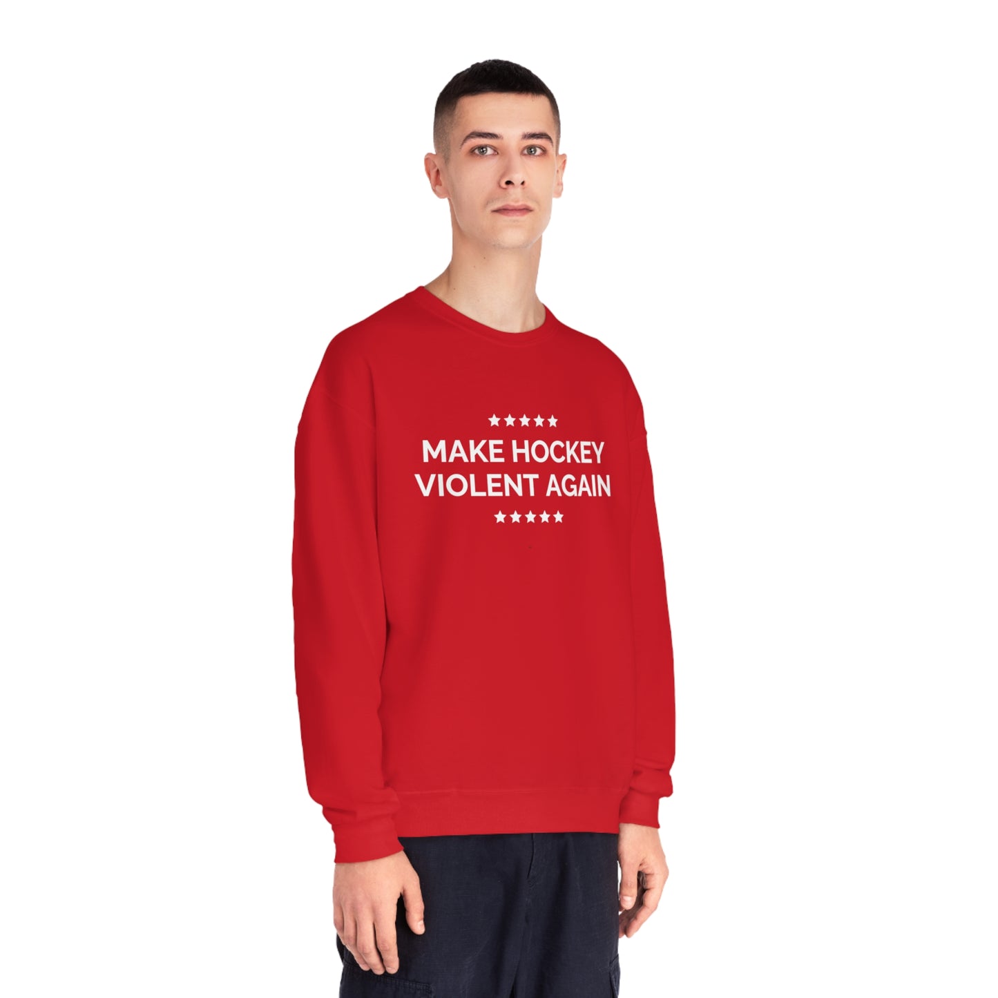 Make Hockey Violent Again Crewneck Sweatshirt