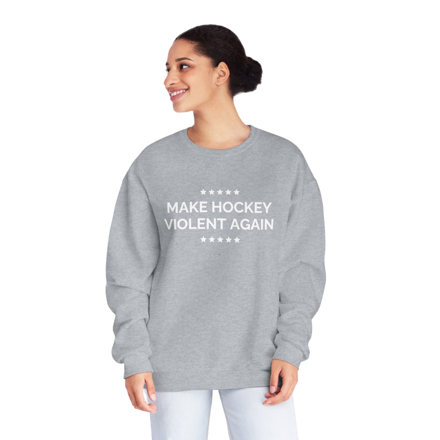 Make Hockey Violent Again Crewneck Sweatshirt