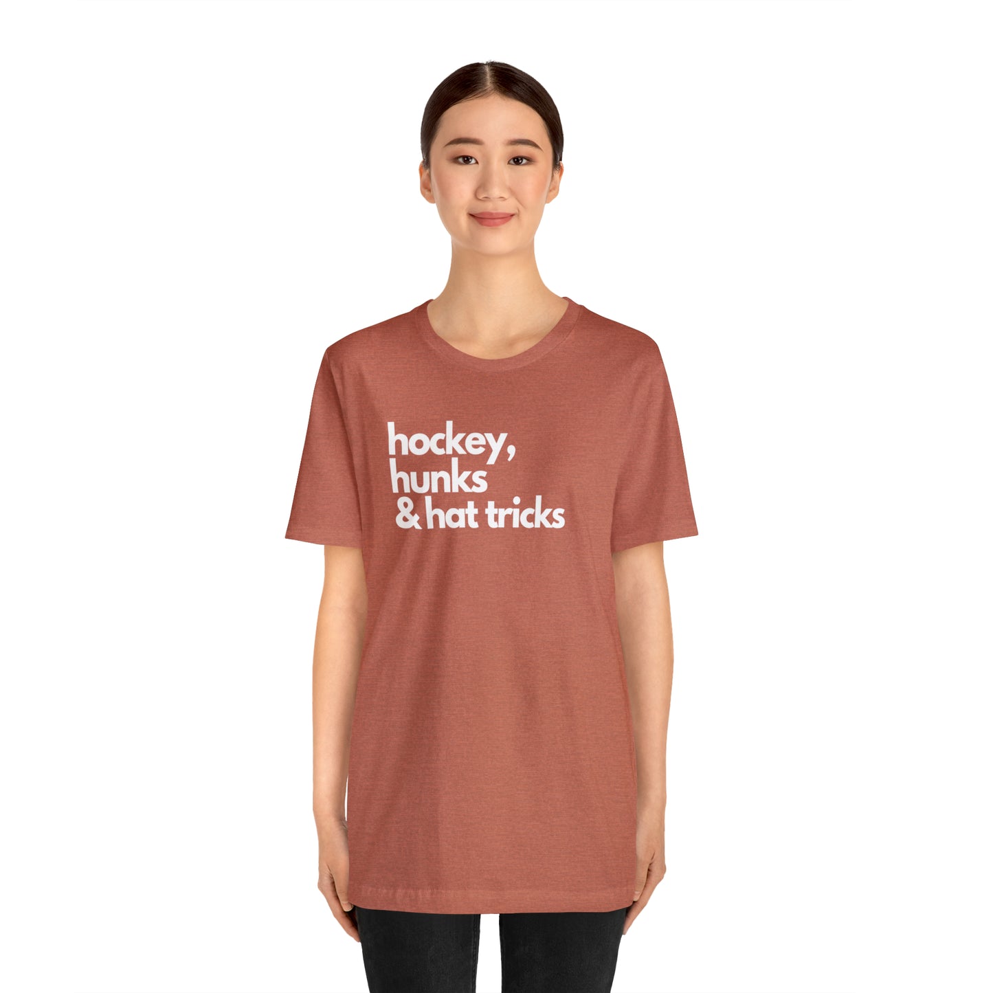 Hockey, Hunks & Hat Tricks Unisex Bella + Canvas T