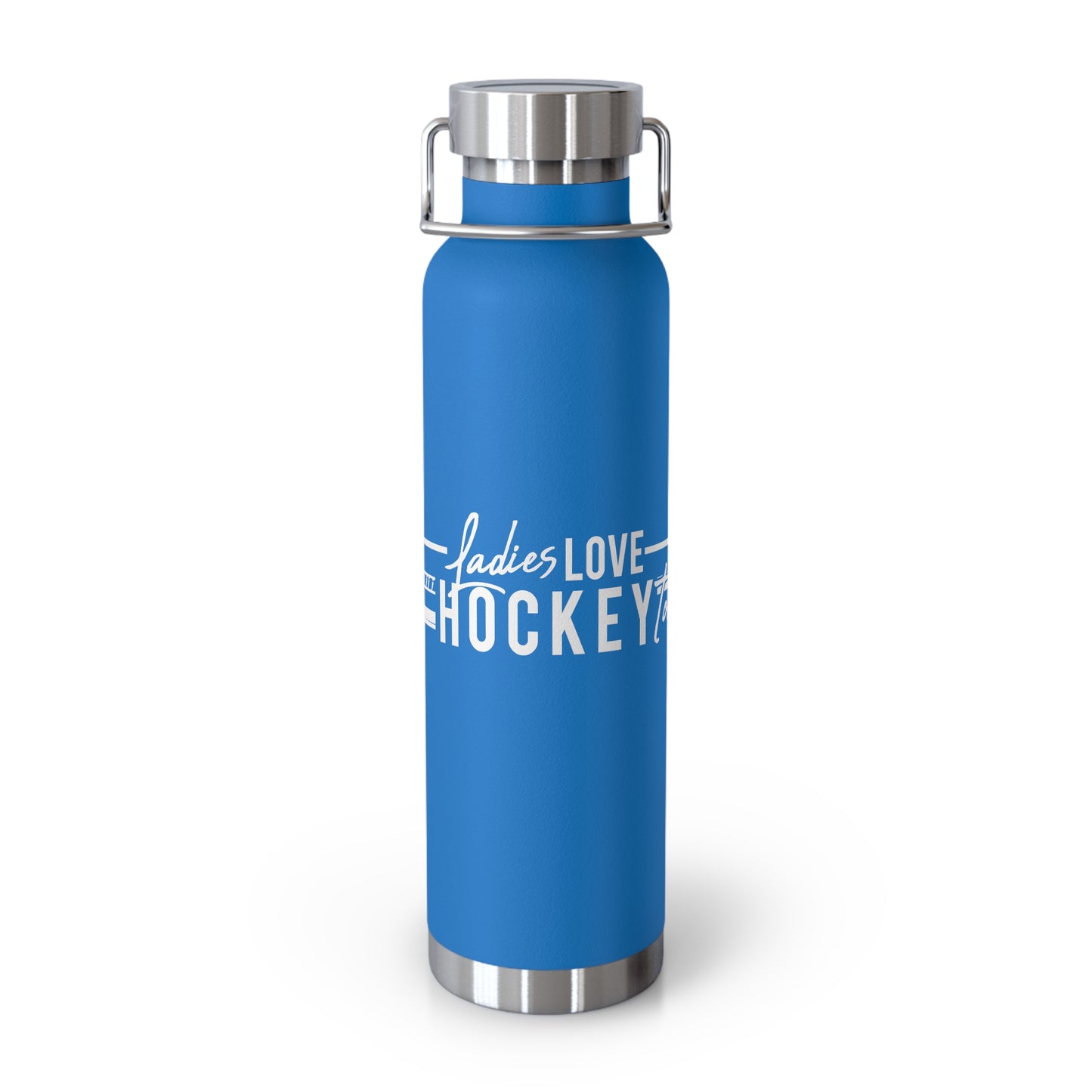 Ladies Love Hockey Too Insulated Bottle, 22oz