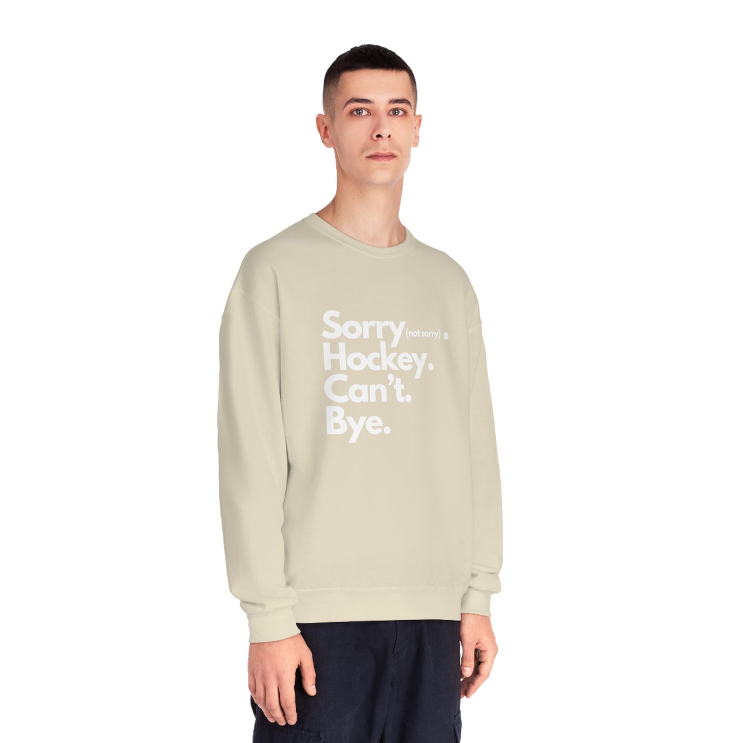 Sorry. Can't Unisex Jerzees Crewneck Sweatshirt
