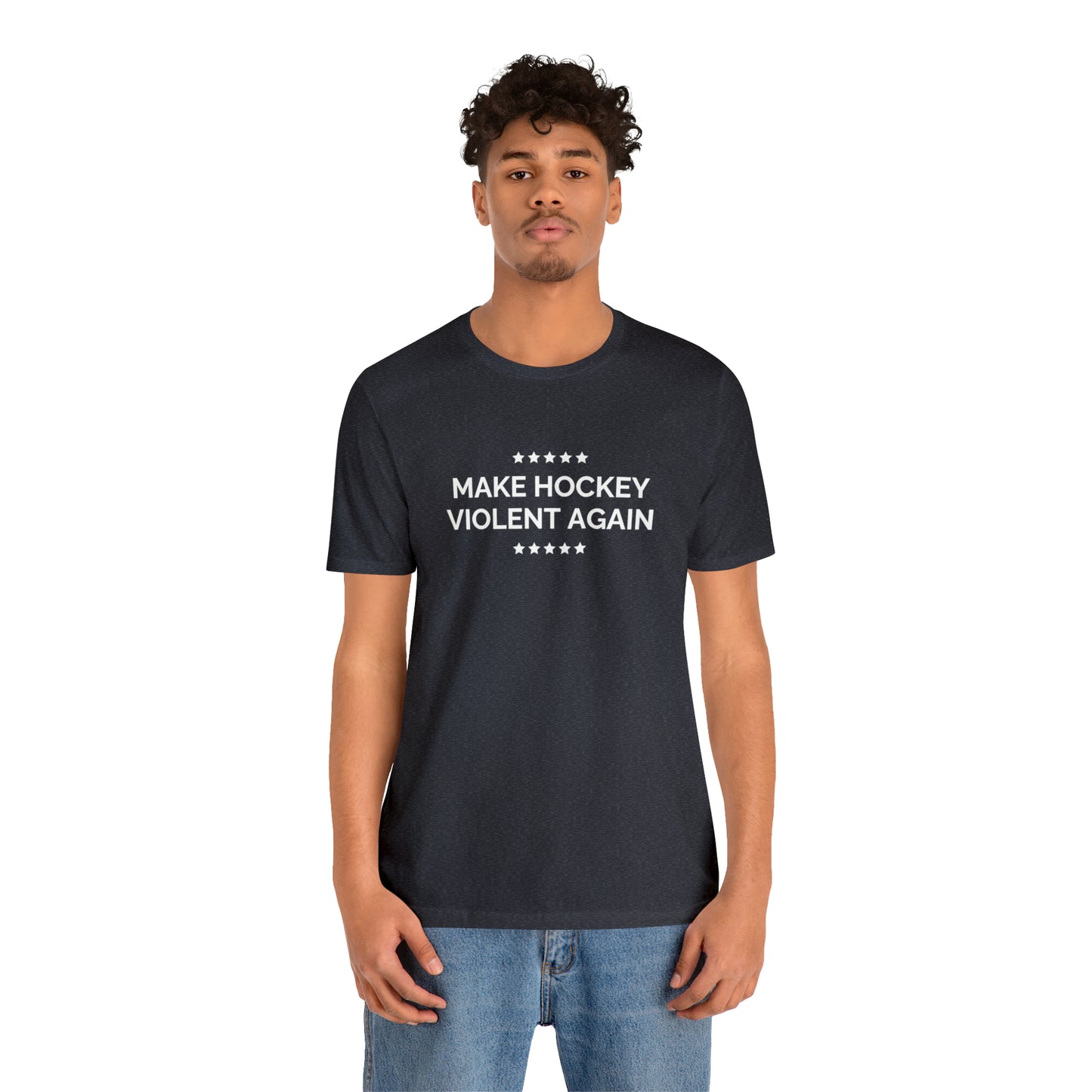 Make Hockey Violent Again Unisex Jersey Short Sleeve Tee