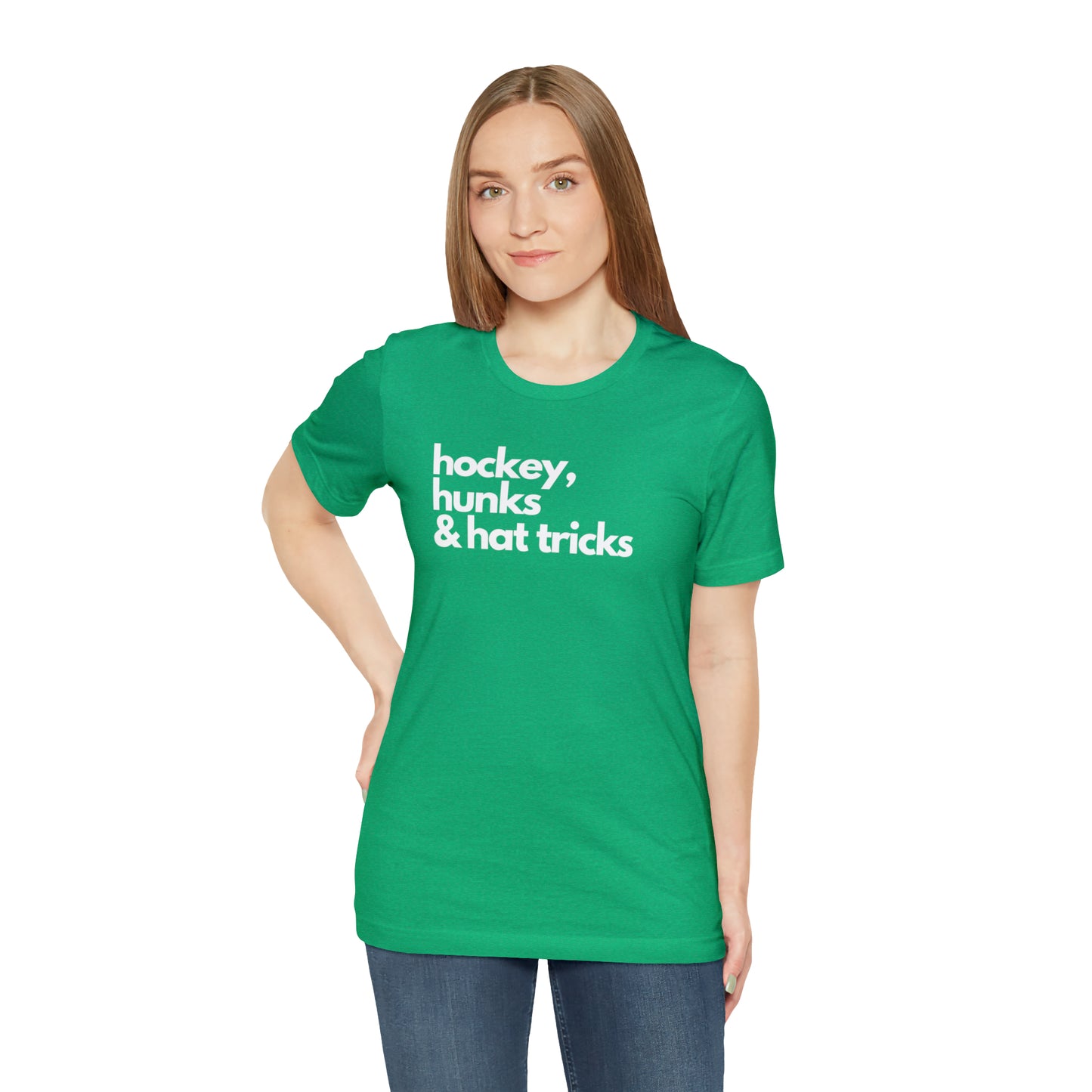 Hockey, Hunks & Hat Tricks Unisex Bella + Canvas T