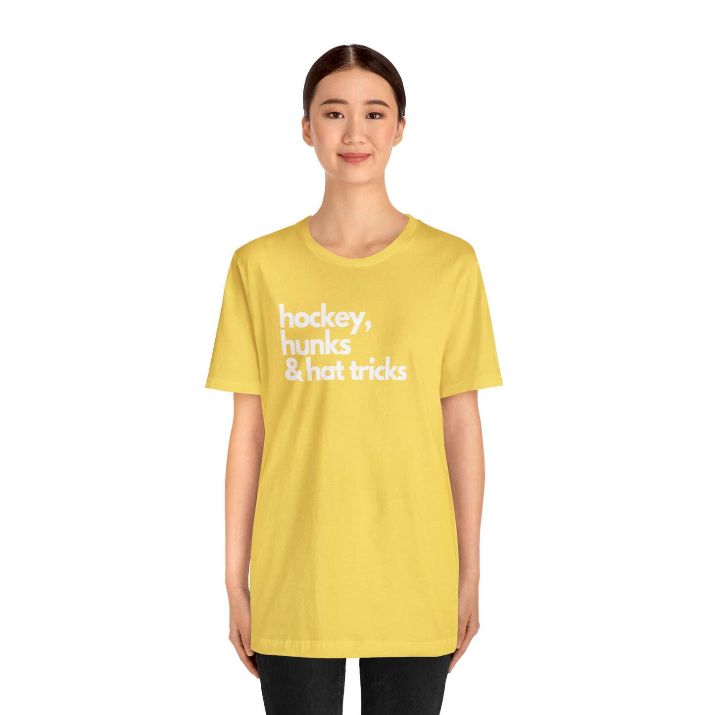 Hockey, Hunks & Hat Tricks Unisex Bella + Canvas T