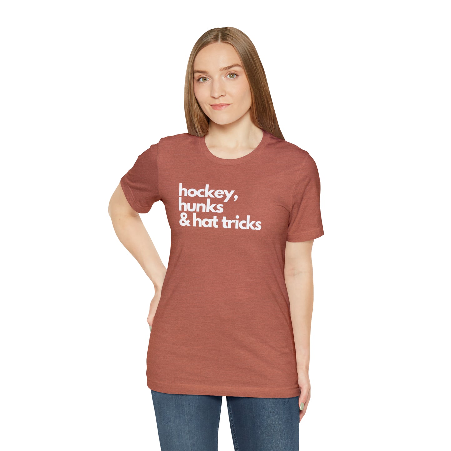 Hockey, Hunks & Hat Tricks Unisex Bella + Canvas T