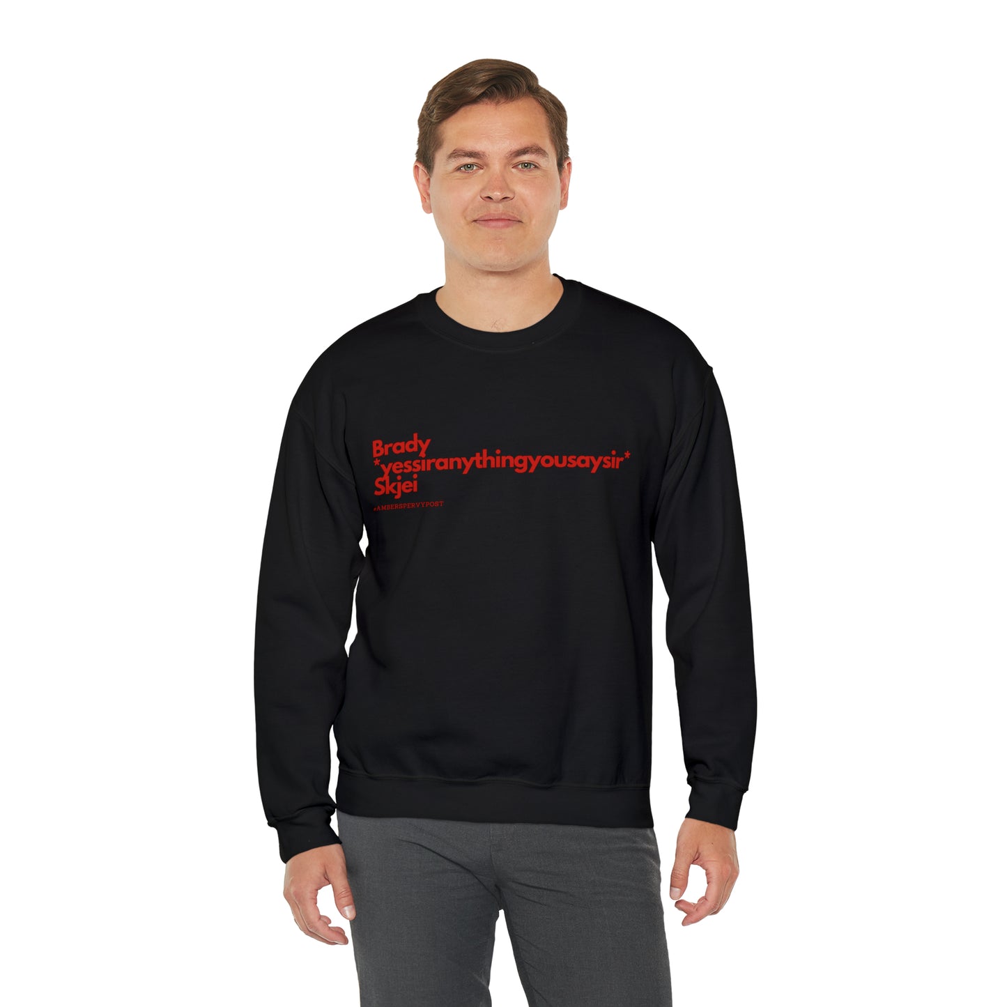 Brady *yessiranythingyousaysir* Skjei Unisex Gildan Crewneck Sweatshirt