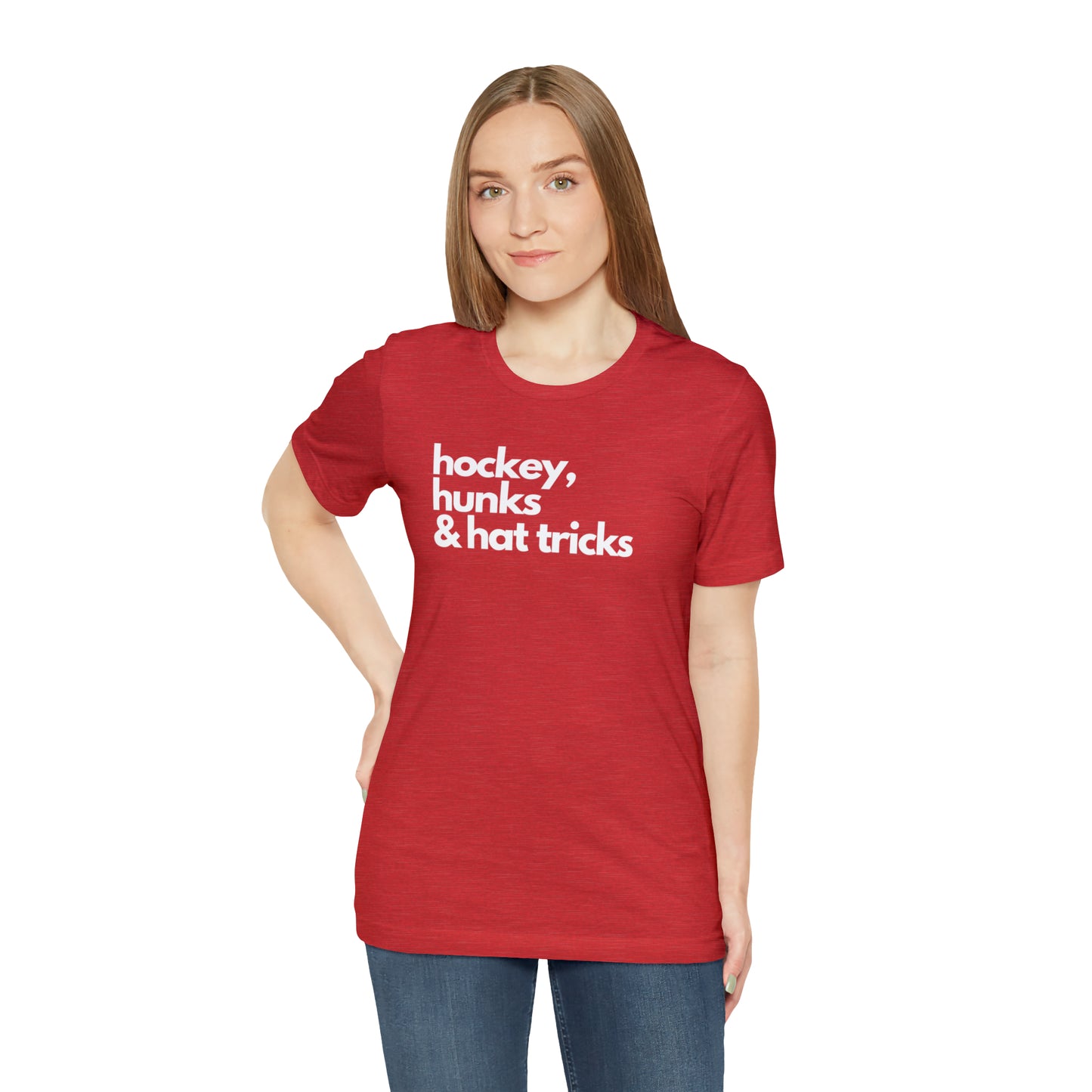 Hockey, Hunks & Hat Tricks Unisex Bella + Canvas T