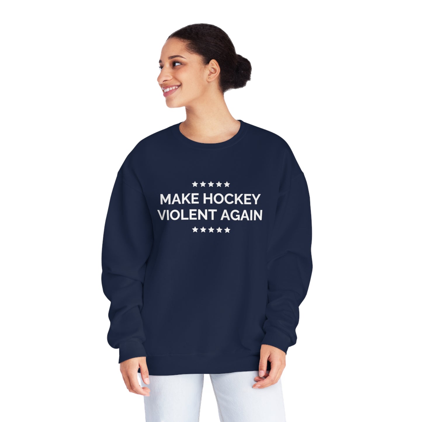 Make Hockey Violent Again Crewneck Sweatshirt