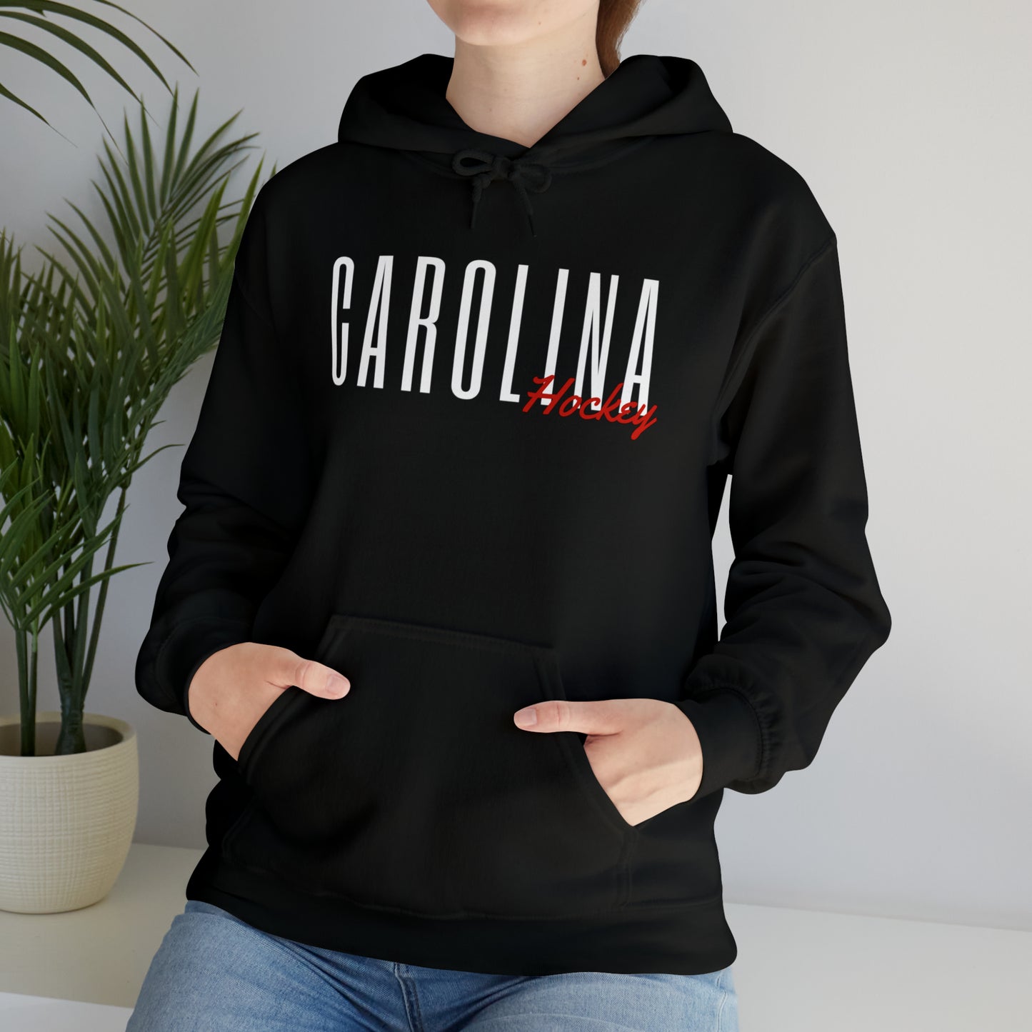 Carolina Hockey Unisex Gildan Hooded Sweatshirt