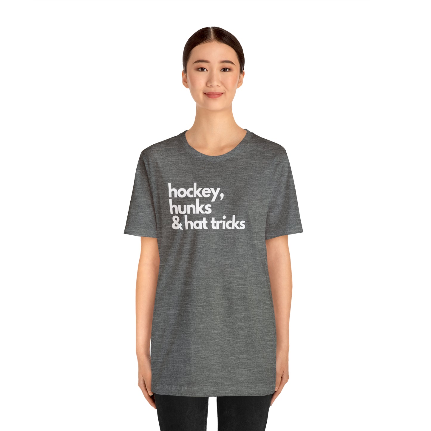 Hockey, Hunks & Hat Tricks Unisex Bella + Canvas T