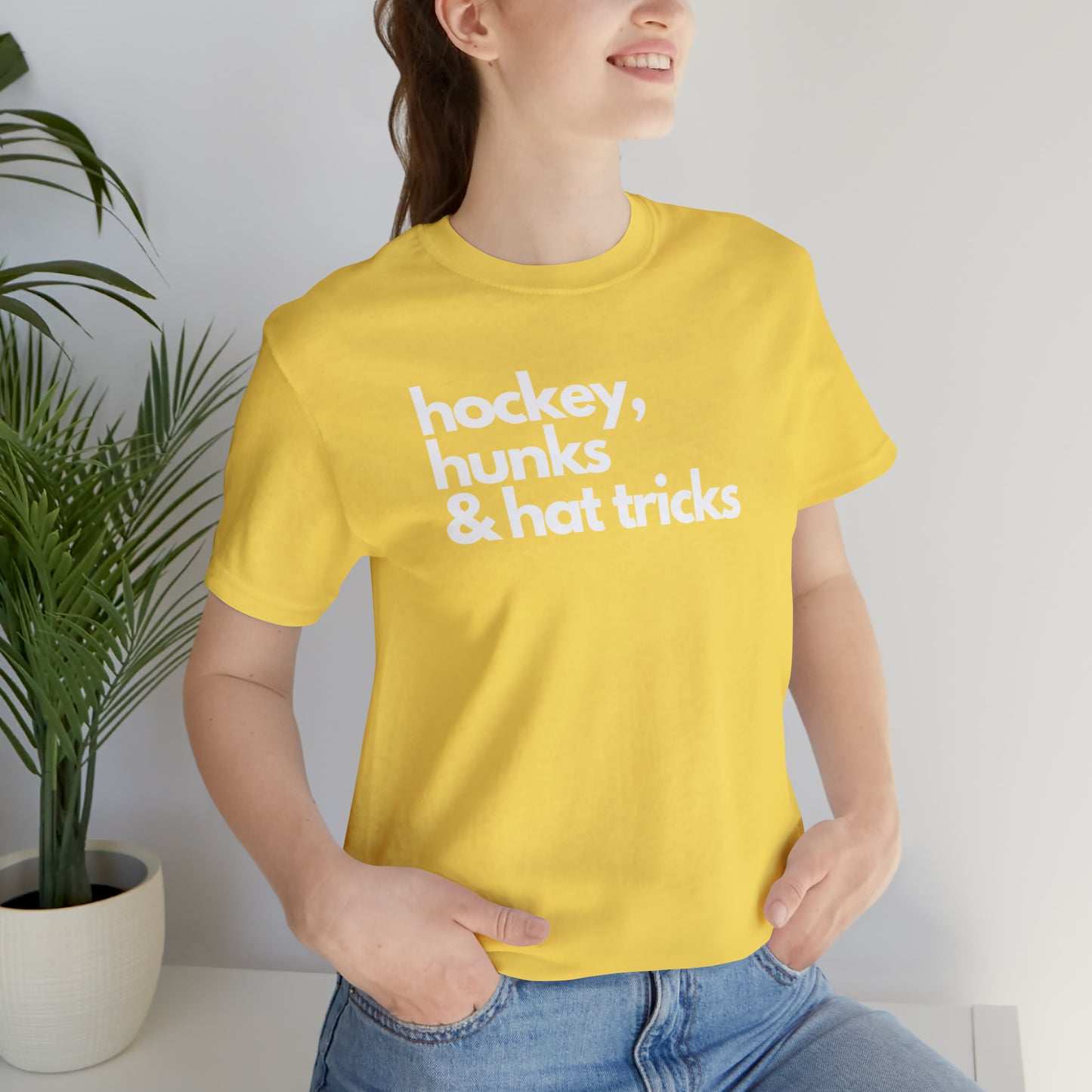 Hockey, Hunks & Hat Tricks Unisex Bella + Canvas T