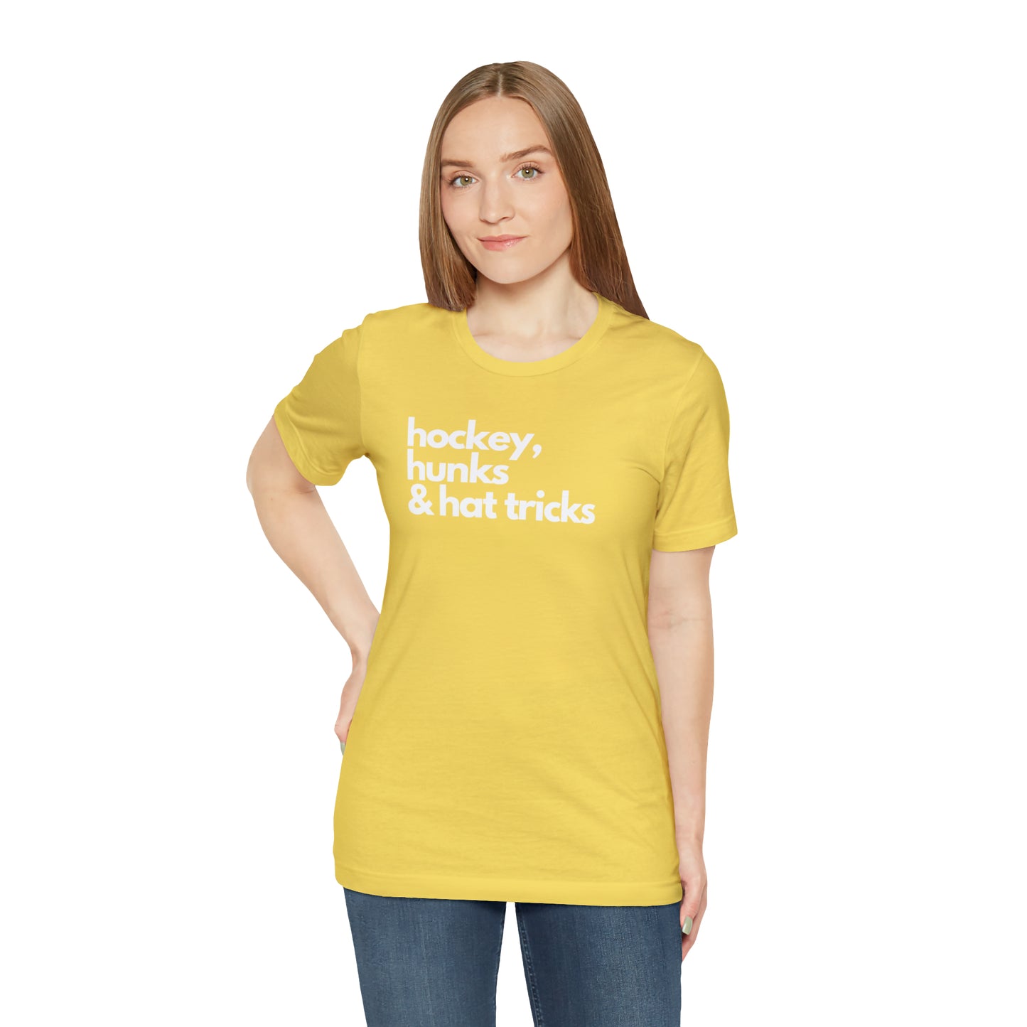 Hockey, Hunks & Hat Tricks Unisex Bella + Canvas T