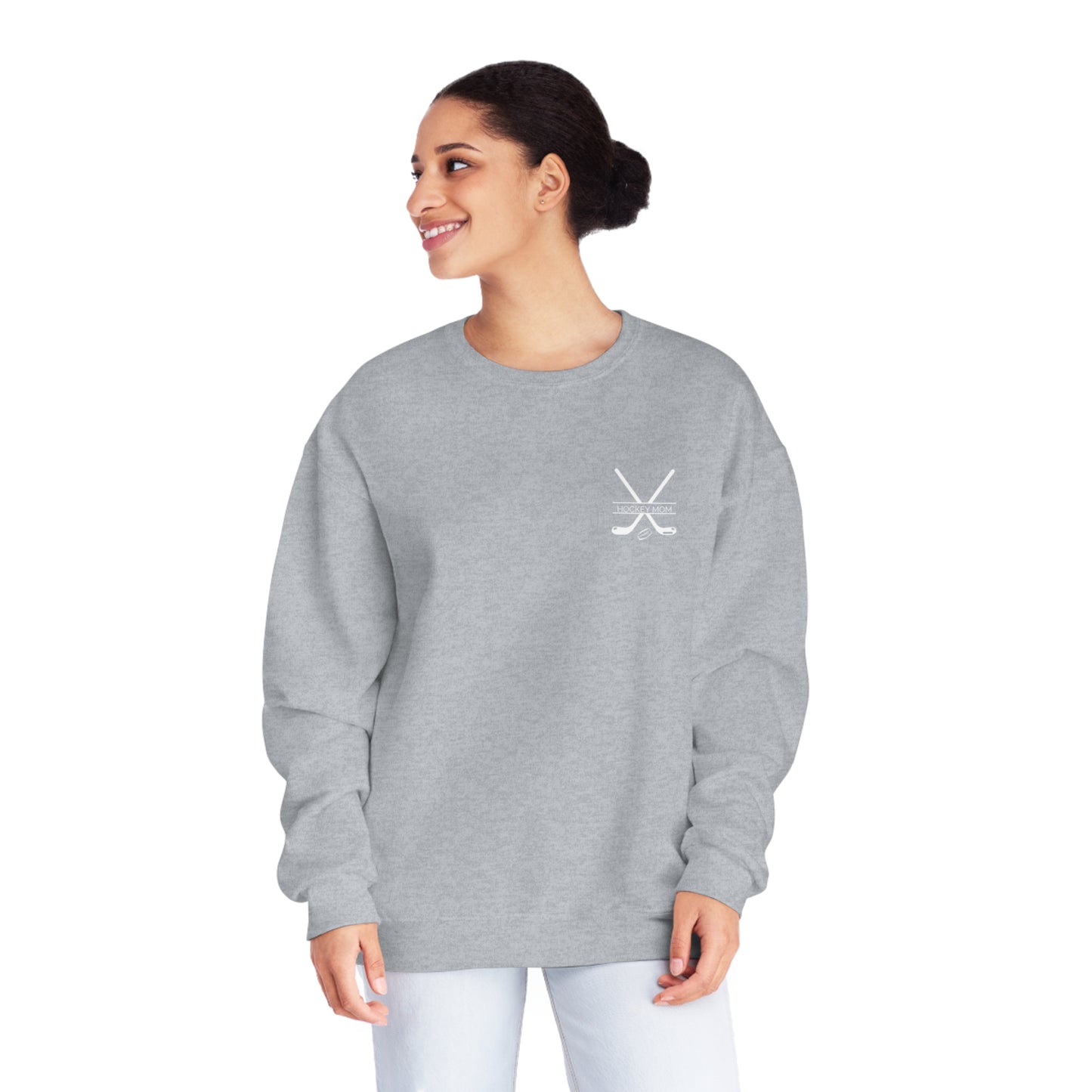 In my Hockey Mom Era Unisex Jerzees Crewneck Sweatshirt
