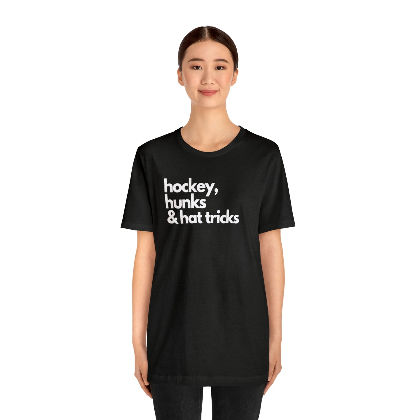 Hockey, Hunks & Hat Tricks Unisex Bella + Canvas T