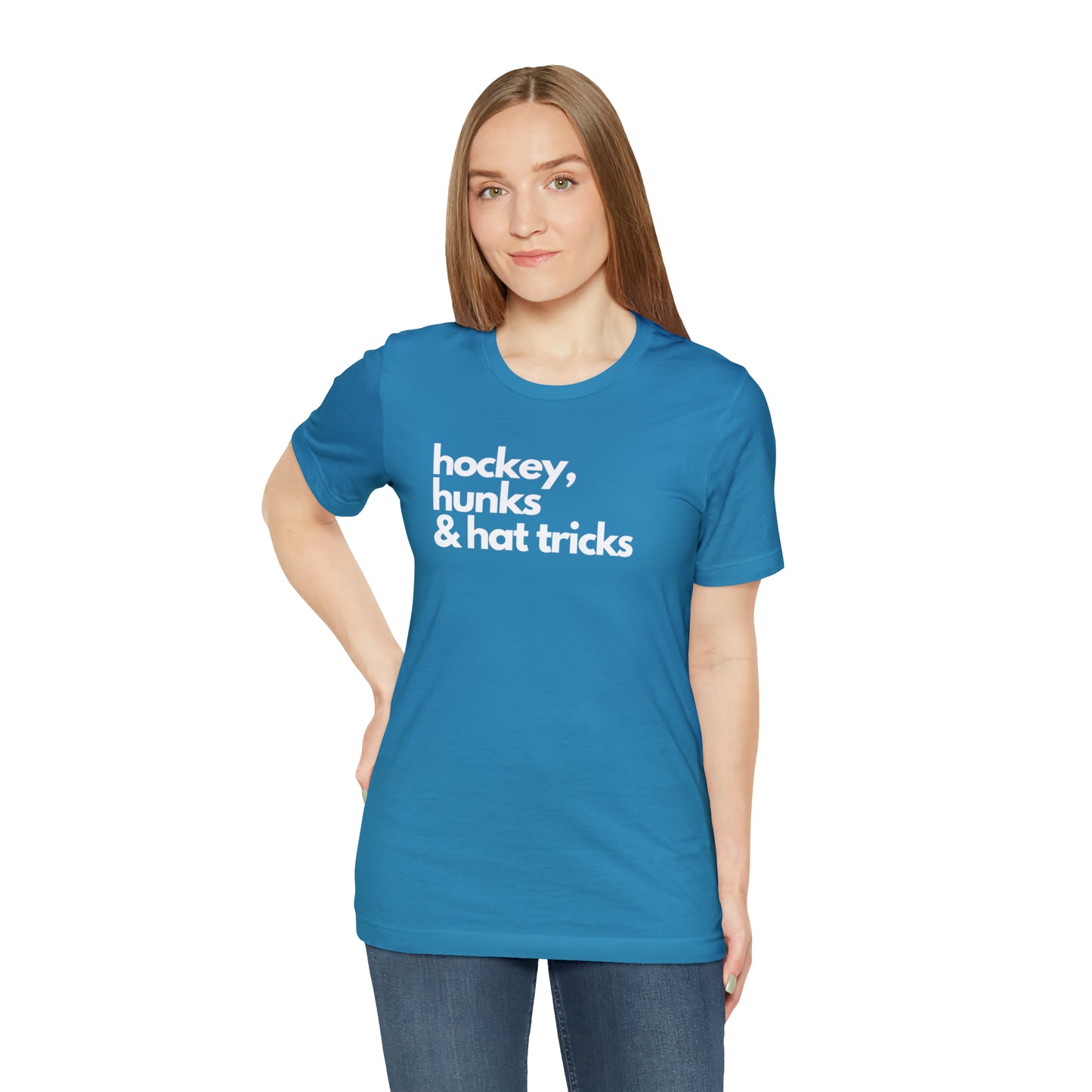 Hockey, Hunks & Hat Tricks Unisex Bella + Canvas T