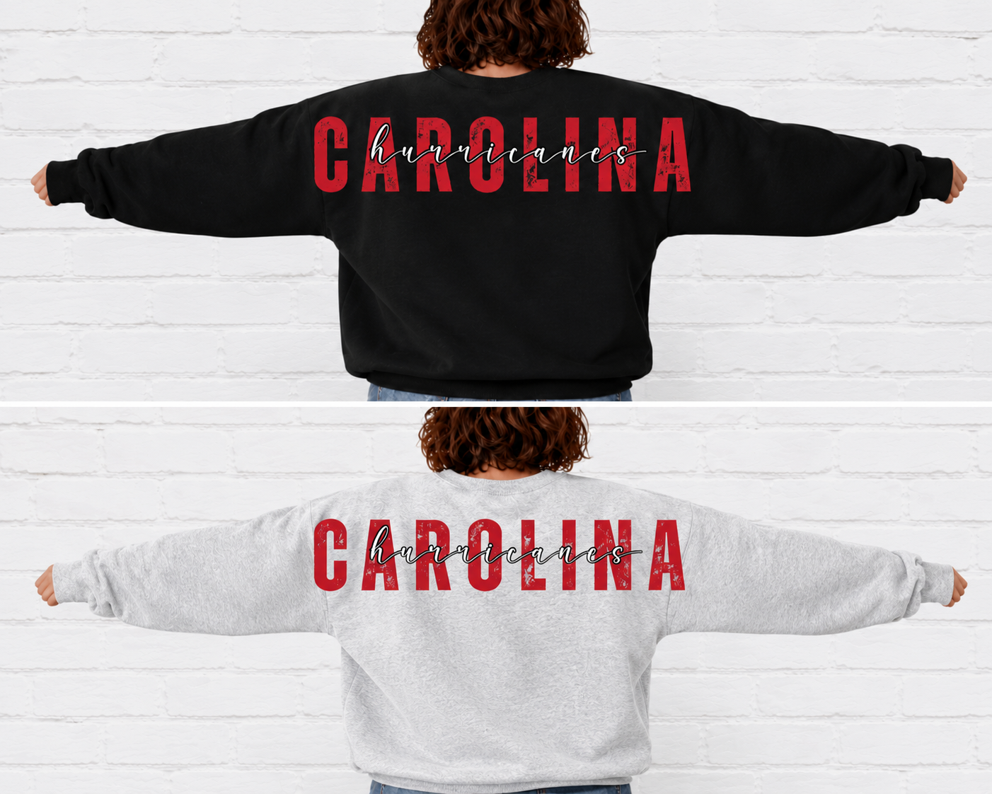 *custom* Oversized Design Sweatshirt 2 sided