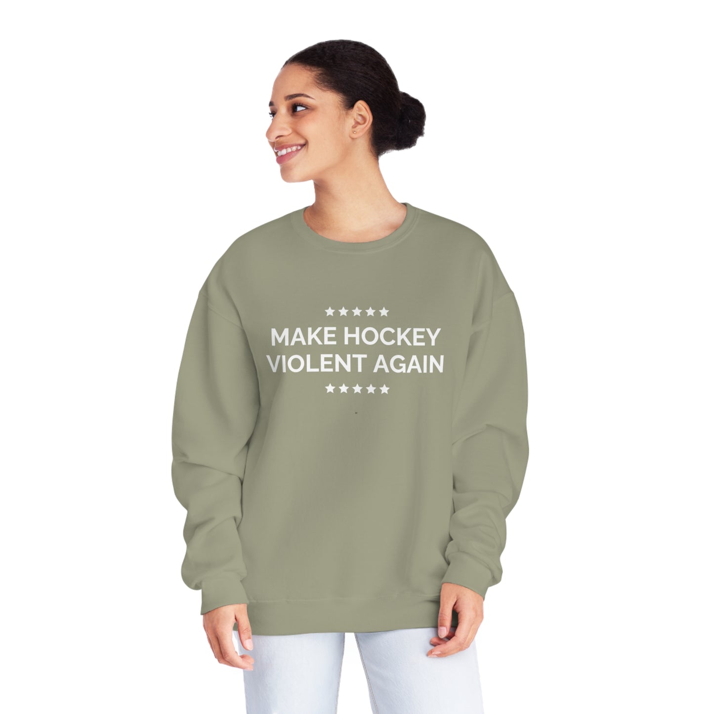 Make Hockey Violent Again Crewneck Sweatshirt