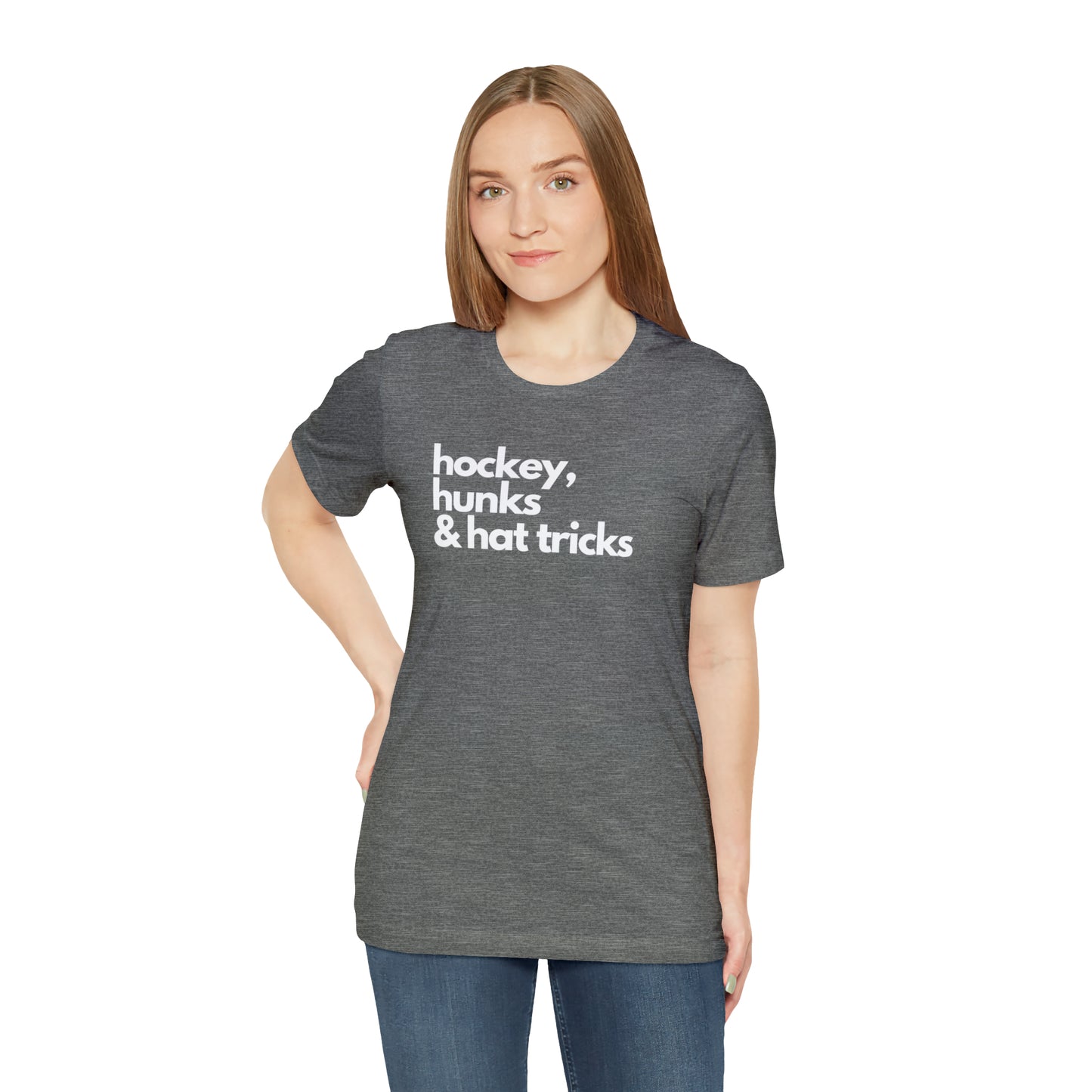 Hockey, Hunks & Hat Tricks Unisex Bella + Canvas T