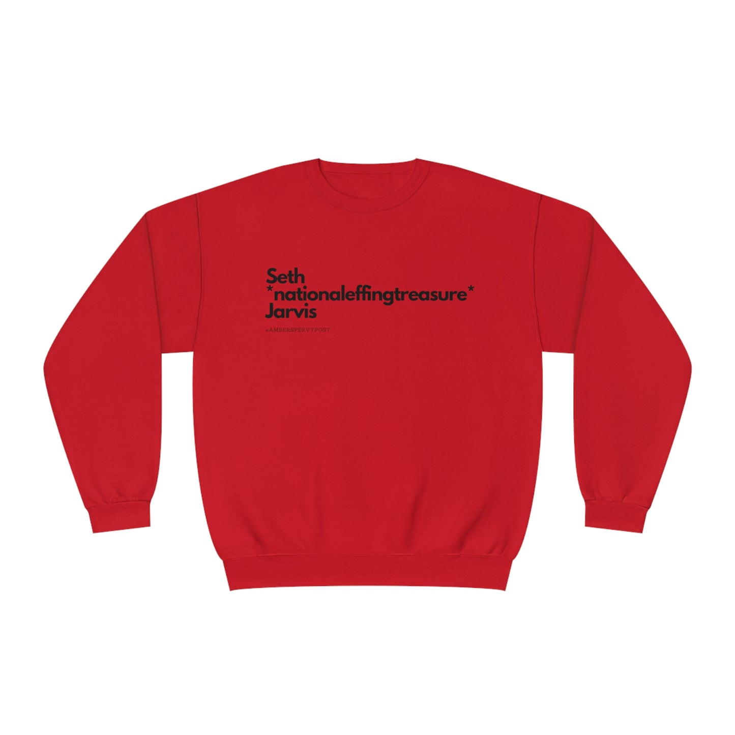 Seth *nationaleffingtreasure* Jarvis Unisex Jerzees Crewneck Sweatshirt