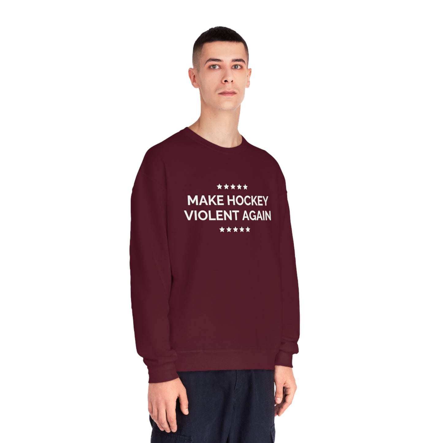 Make Hockey Violent Again Crewneck Sweatshirt