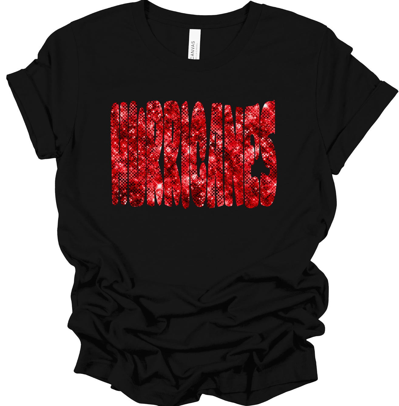 Youth Faux Sequin Canes Shirt!