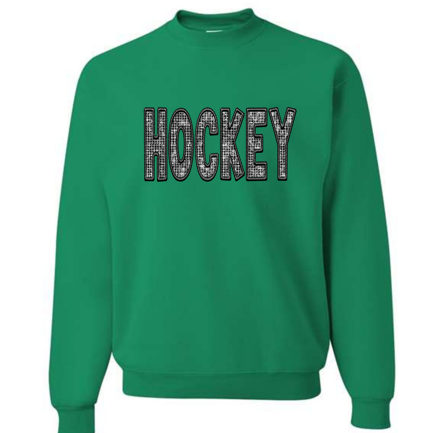 Faux Rhinestone Hockey Shirt