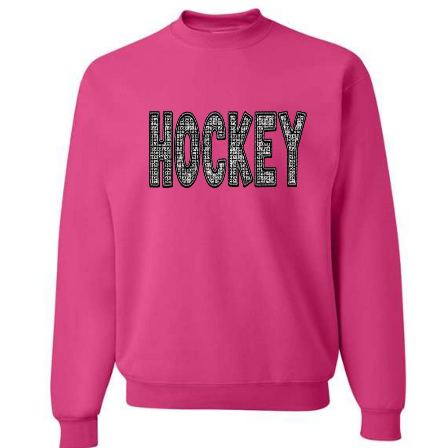 Faux Rhinestone Hockey Shirt