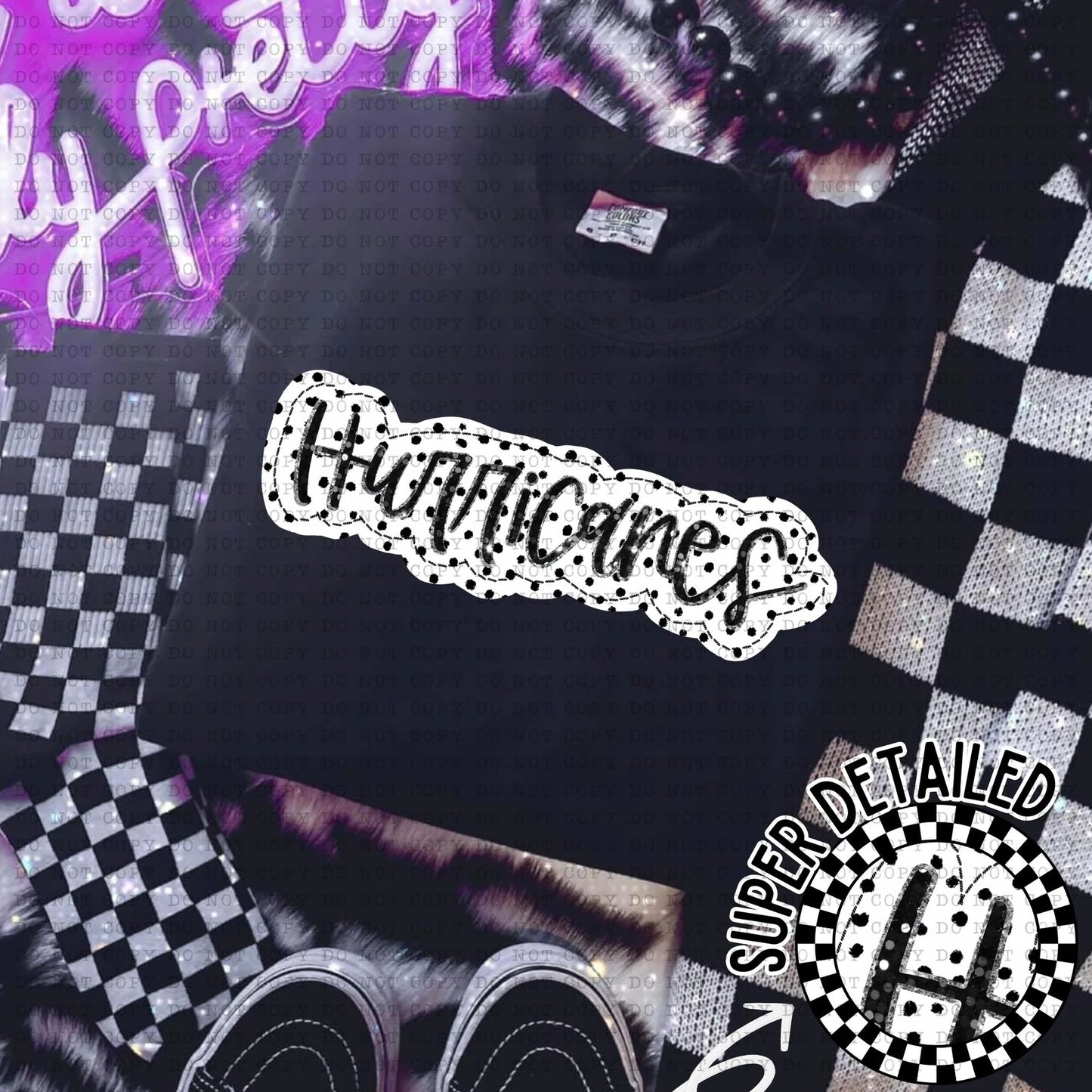 Hurricanes White Polka Dots