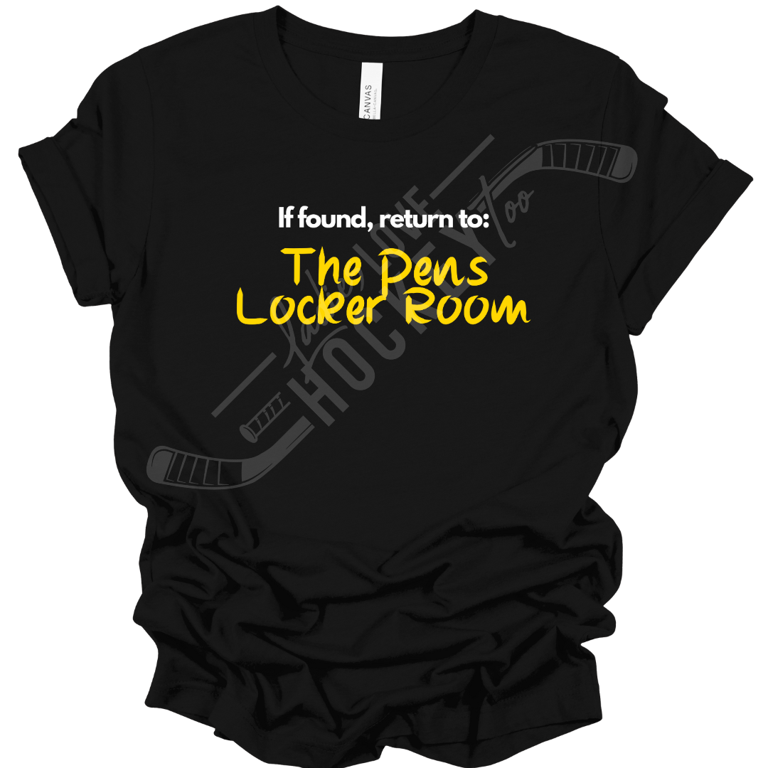 If Found Return to: The Pens Locker Room