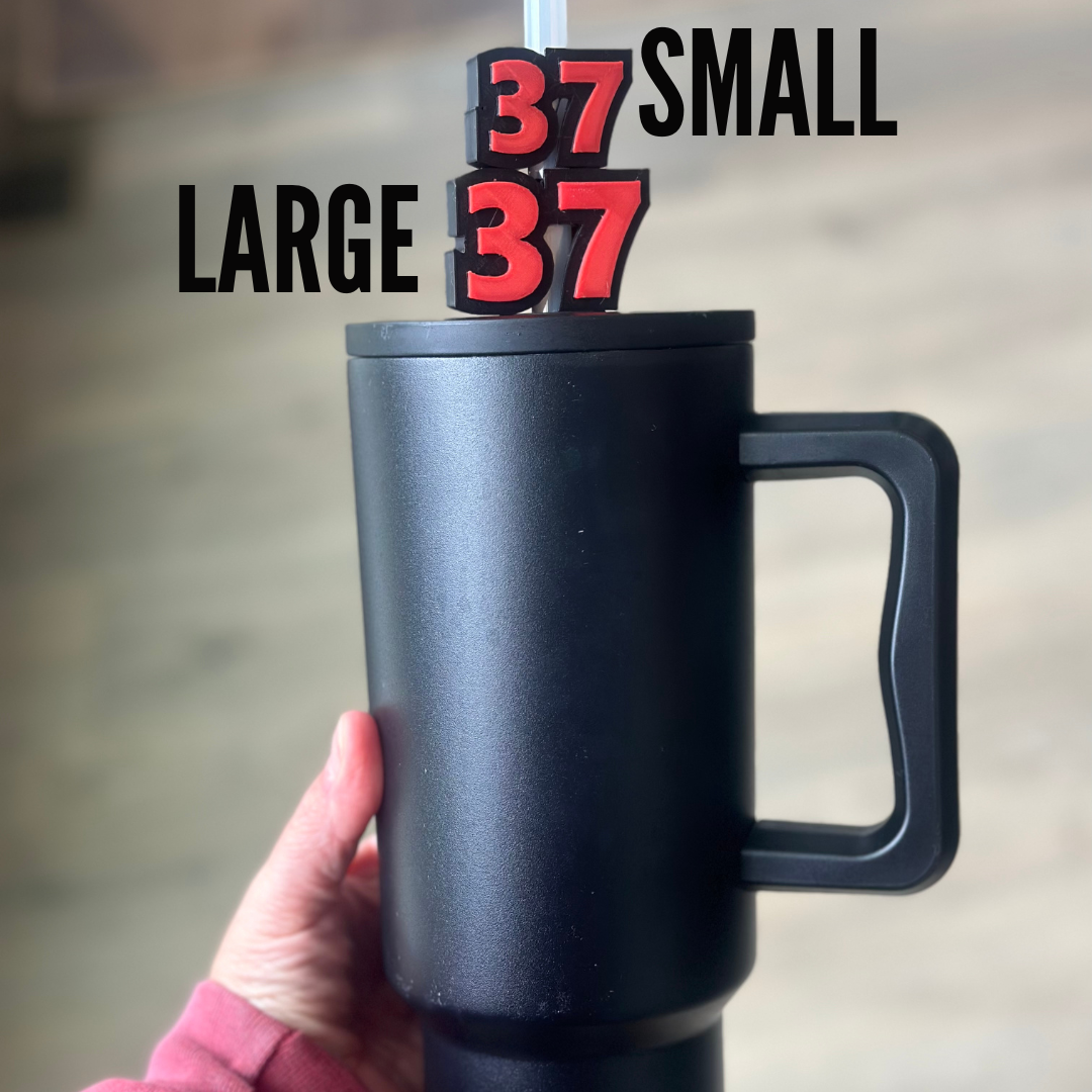 Your Fave Player Straw Charm!