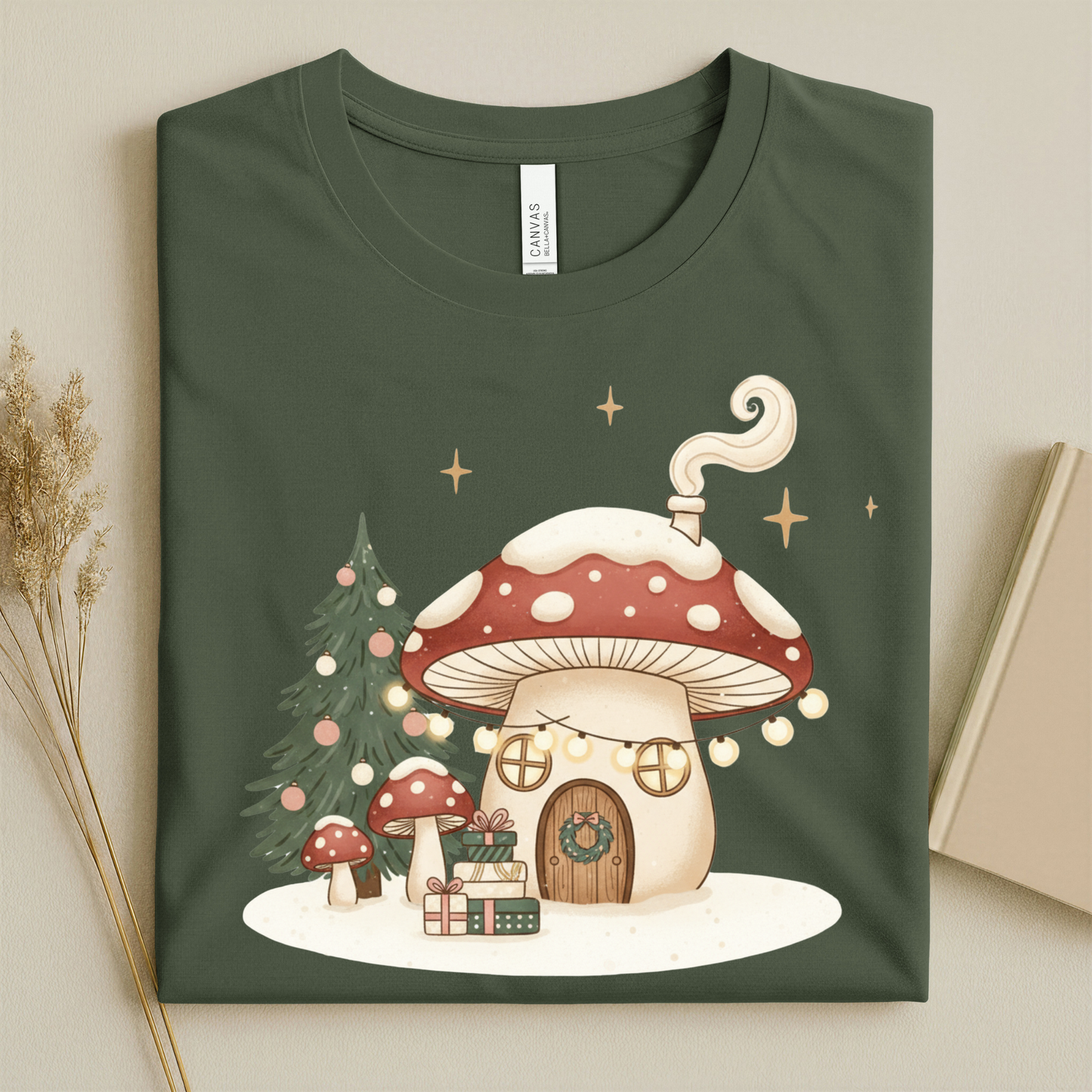 Cozy Mushroom Christmas
