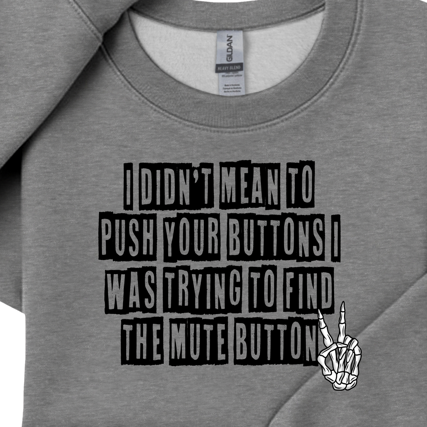 I Was Trying to Find the Mute Button