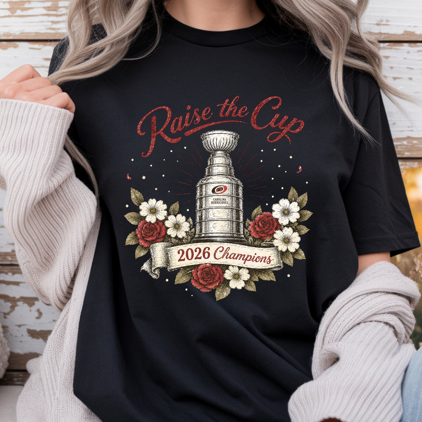 Vintage Floral Raise the Cup