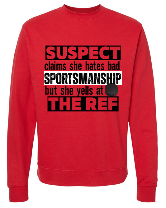 Suspect Yells at the Ref