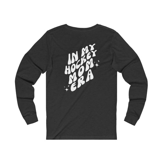 In My Hockey Mom Era Unisex Bella + Canva Long Sleeve Tee