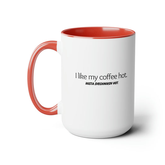 Mista Svechnikov Hot Accent Coffee Mug, 15oz