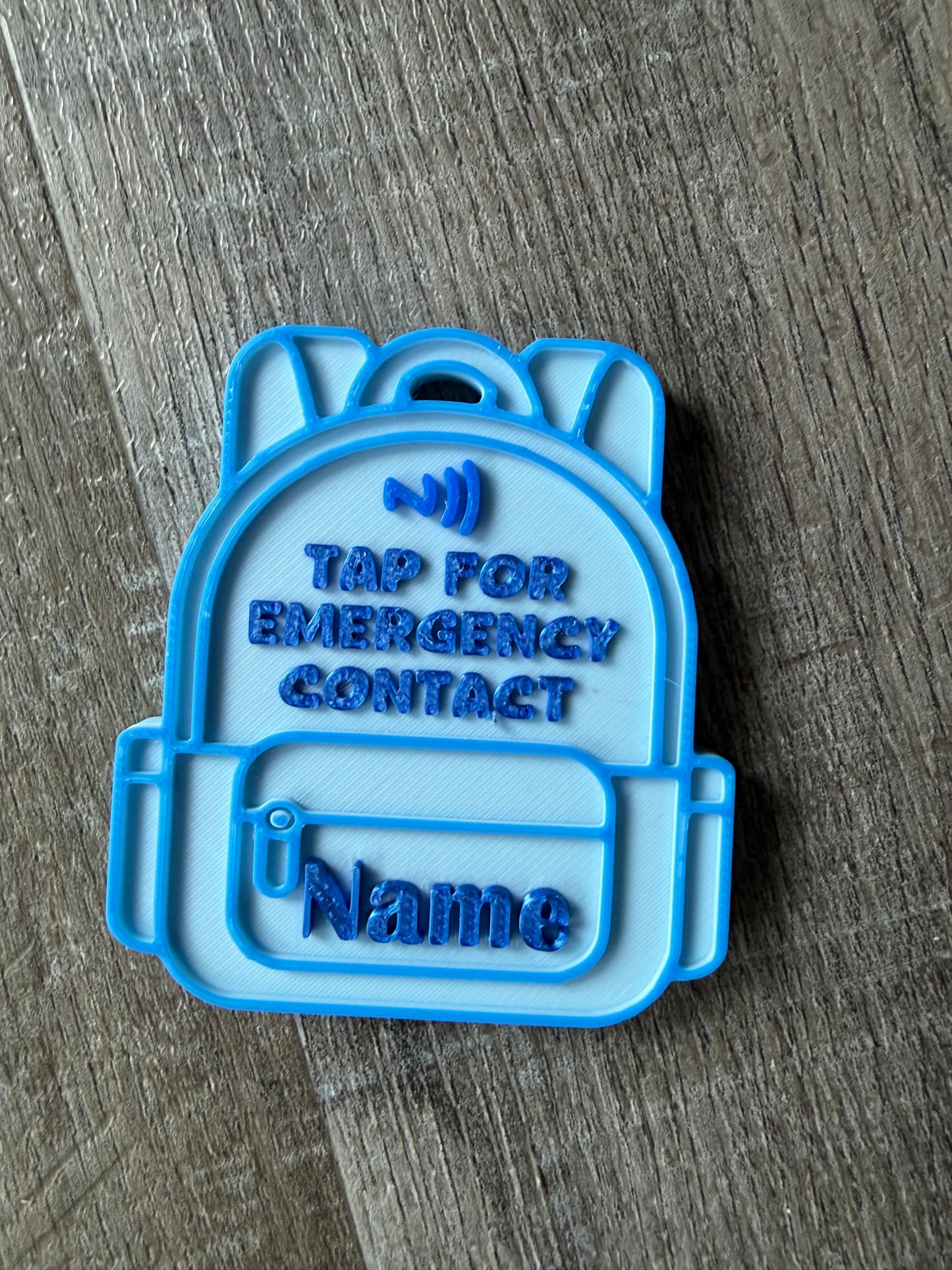 Programmable NFC Backpack Keychains